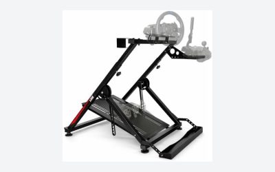 LGIB Foldable Racing Wheel Stand Review: Chair Retention and Dual-Control Mounting